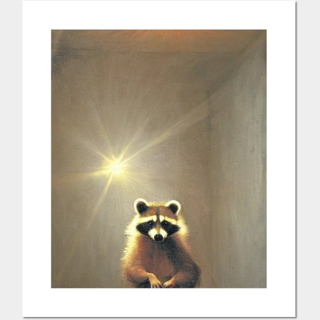 Rocky Raccoon Wall Art by Trip Tank